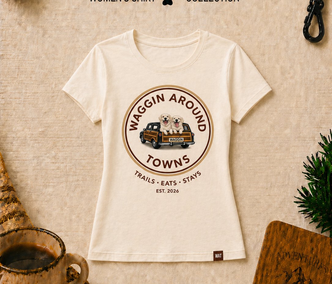 Captain women's shirt — cream cotton with brand badge centered